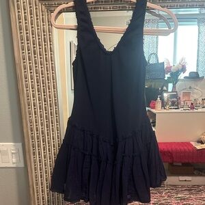 Free People Navy Mini Dress